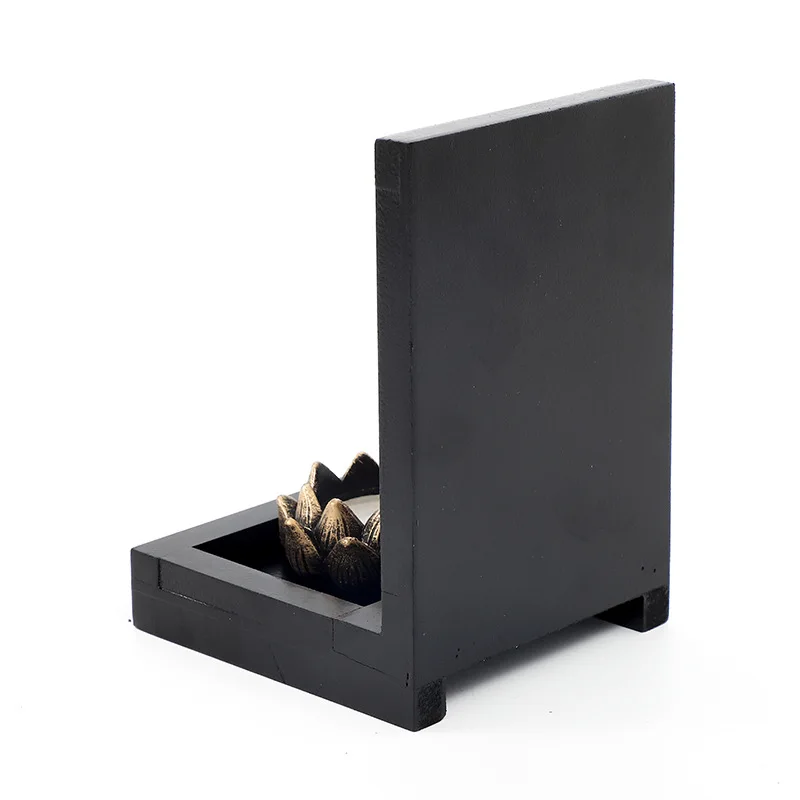 Resin Buddha Head Candlestick Decoration, Buddha Statue, Lotus Lamp