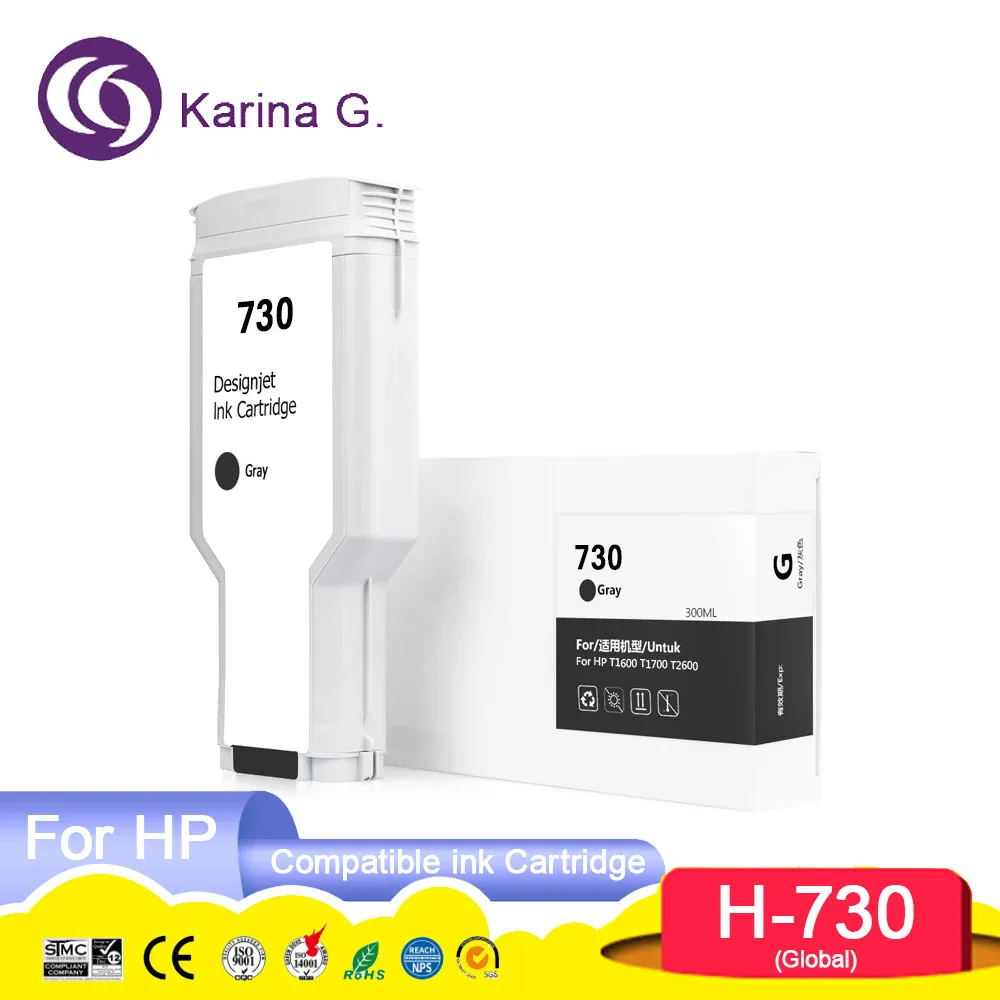 730 P2V71A P2V73A P2V72A P2V70A Premium Color Compatible Ink Cartridge For 730 F