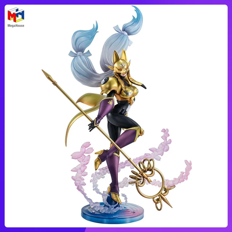 

В наличии Megahouse серии G.E.M., Digimon Tamers Sakuyamon, новые оригинальные Аниме фигурки, модели, игрушки, фигурки, коллекционные куклы из ПВХ