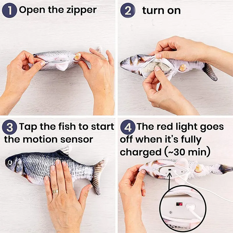 USB Floppy Fish Toy 4