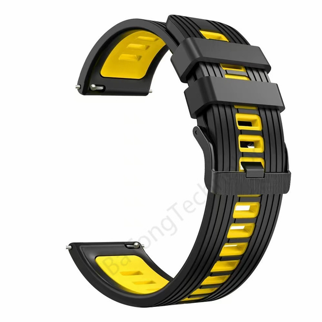 release 22mm Sport Silicone Strap For Samsung Galaxy Watch 46mm/Watch3 45mm Smartwatch Band Replacement Watchband Bracelet