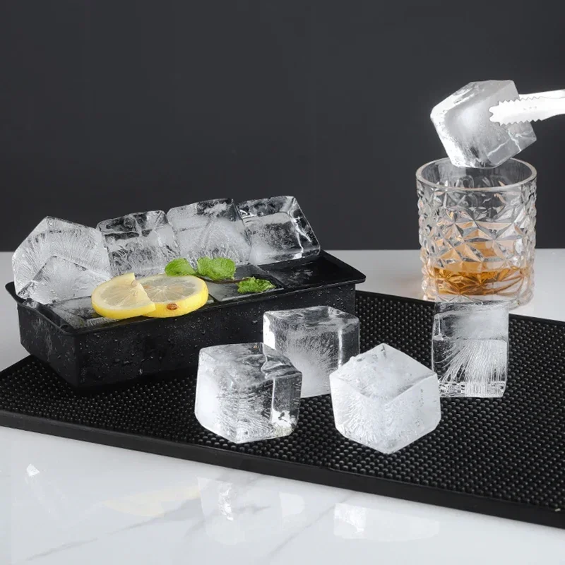 4/6/8/15 Grid Big Ice Tray Mold Giant Jumbo Large Food Grade Silicone Ice Cube Square Tray Mold DIY Maker Cube ice mold,ice cream molds
