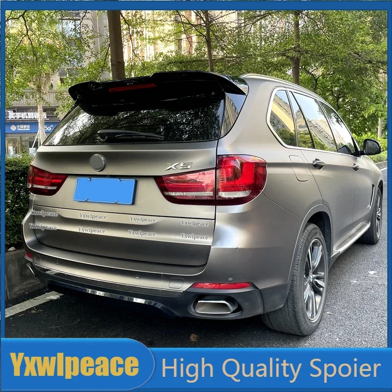 

For BMW X5 F15 Spoiler 2014-2018 High Quality ABS Plastic Primer Color Rear Window Roof Spoiler Trunk Lip Wing Car Accessories