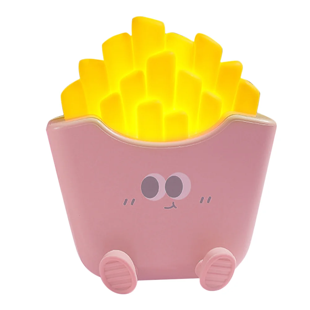 

French Fries Night Lamp Creative Novelty Cartoon French Fries Nightlight USB Chargeable Bedroom Night Lights Ome Decor Wholesale