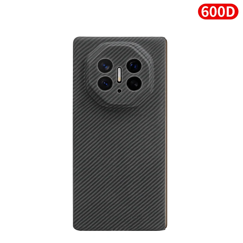 Ultra-Thin Carbon Kevlar Fiber Aramid Magnetic Case - Slim, Lightweight, Matte Black Premium Cover