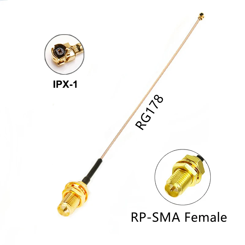 Câble Antenne IPEX to SMA-K RP-SMA-K 5-30cm pour Drone FPV