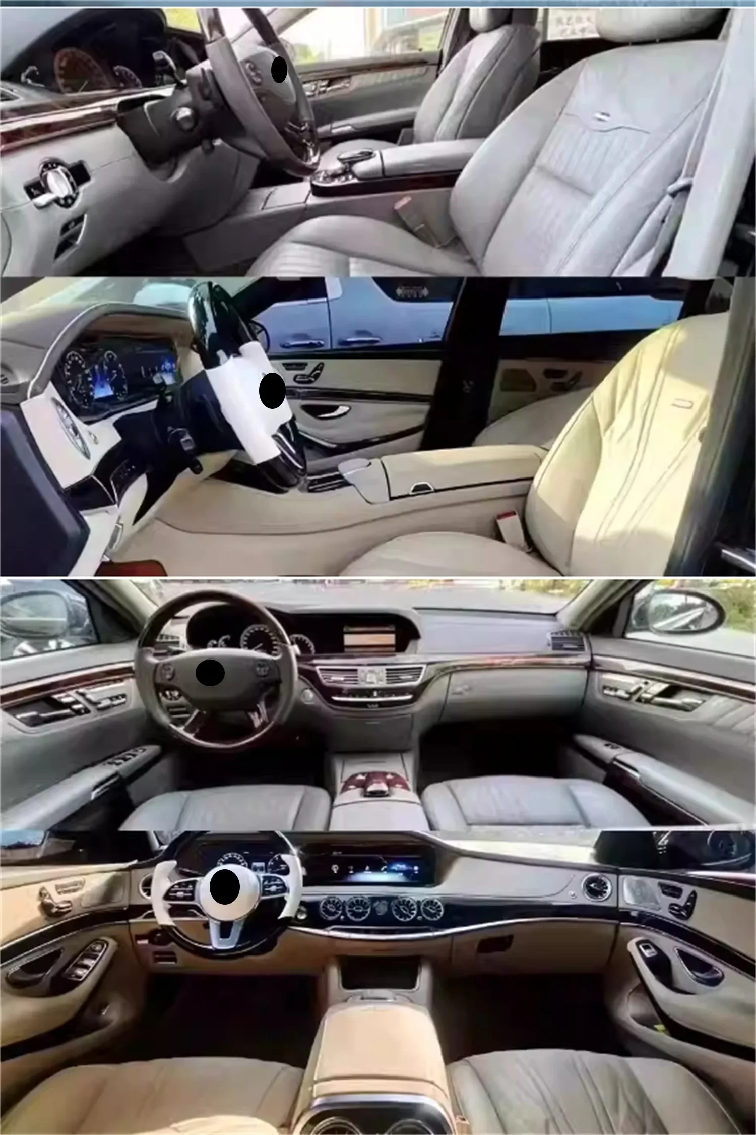 Car Body kit for Mercedes Benz W221 Upgrade W222 W223 door center console modified interior Door panel decoration