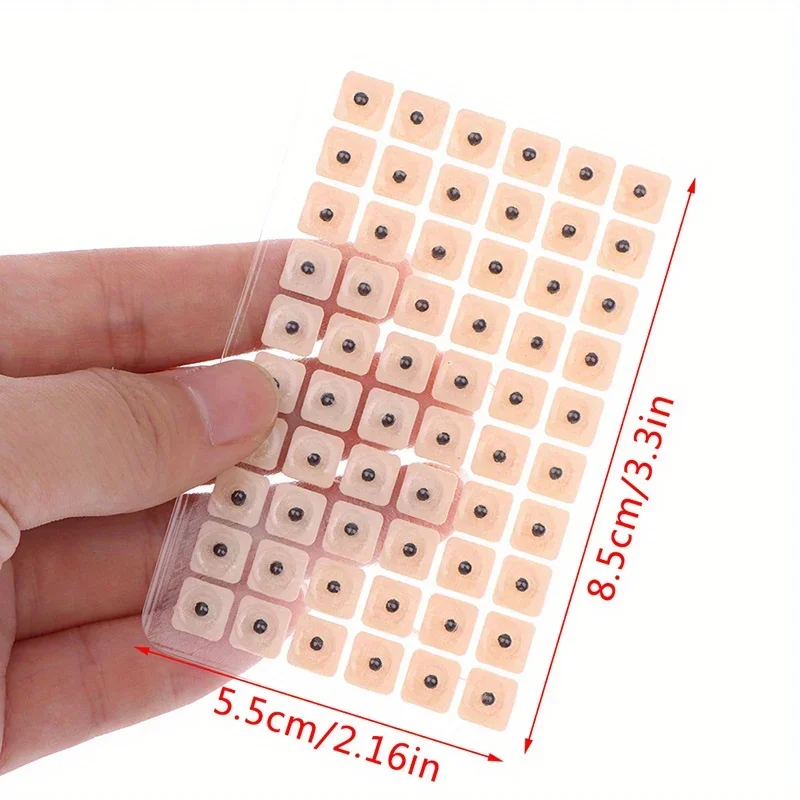 600/1200PCS Relaxation Ear Stickers Therapy Needle Patch Ear Acupuncture Needle Ear Massage Care Auriculotherapy Vaccaria Seeds 6