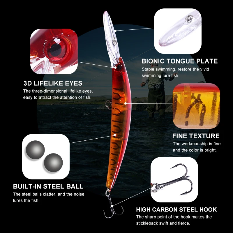 15cm Deep Diving Jerkbait 6