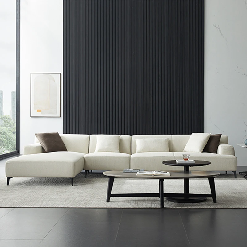 

Chaise Longue Simple Living Room Sofa Nordic Reception Floor White Living Room Sofa Modern Home Unique Divani Luxury Furniture