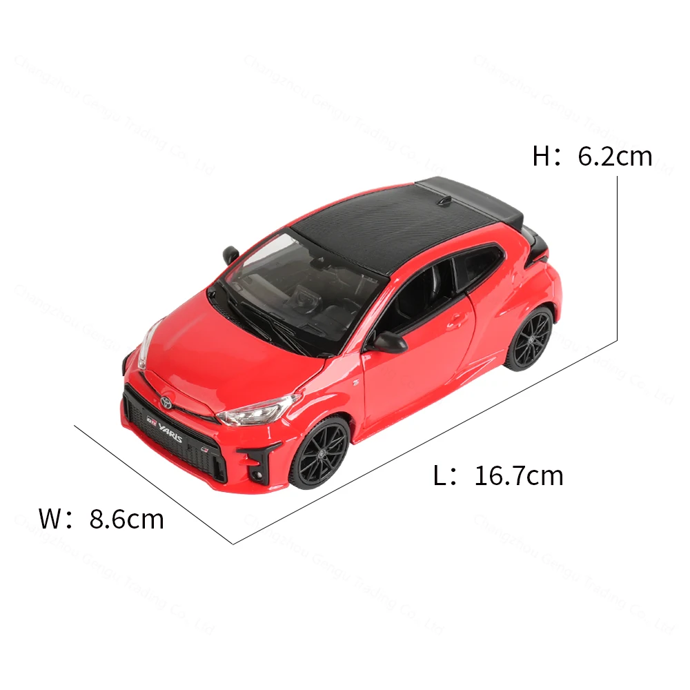 Maisto 1:24 Toyota GR yaris Static Die Cast Vehicles Collectible Model Car Toys 3