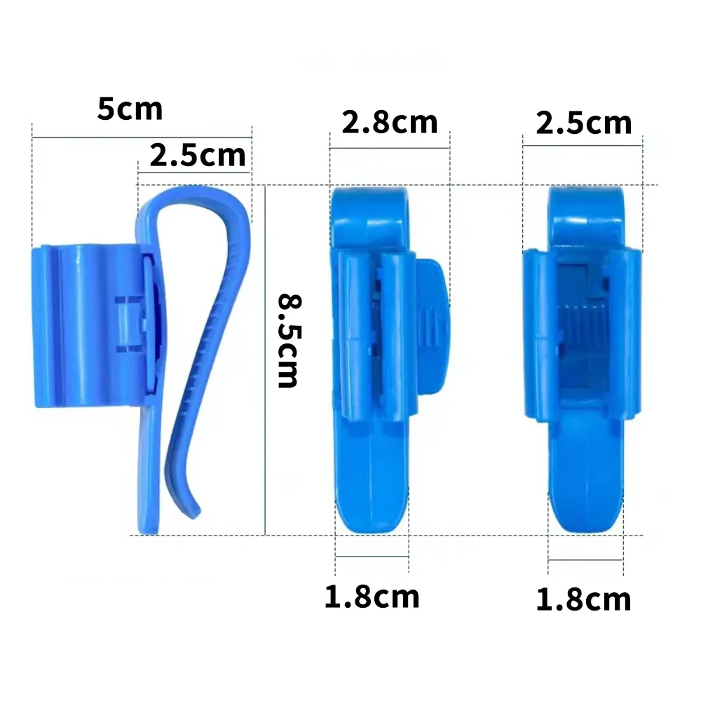 5pcs Aquarium Water Pipe Holder Clip Fish Tank Filter Hose Holder Home Brew Bucket Clip Syphon Tube Flow Control Wine Beer Clamp