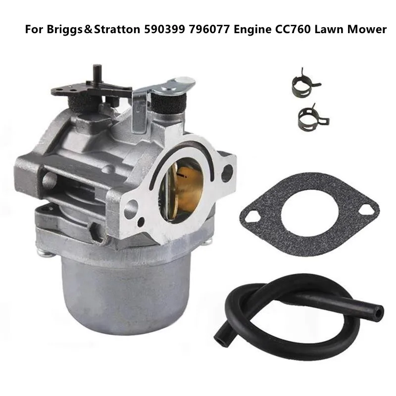 Carburetor For Briggs & Stratton 590399 796077 21a807 21a877 21a902 21b972 21d807 215705 215707 Engines - Fits Cc760 Lawn Mower