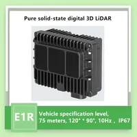 Robosense E1R Fully Solid-State 3D Digital LiDAR Vehicle grade ranging of 75 meters, wide angle 120 ° * 90 ° laser radar sensor 1