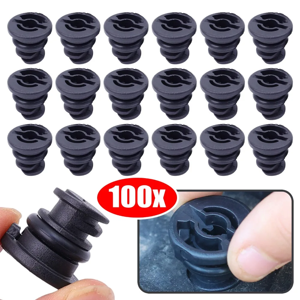 Plastic Drain Plug Car Engine Oil Pan Sump Pan Bolt Screw Plug Washers O-ring Seal Replaceable Accessories 06L103801 for VW Audi