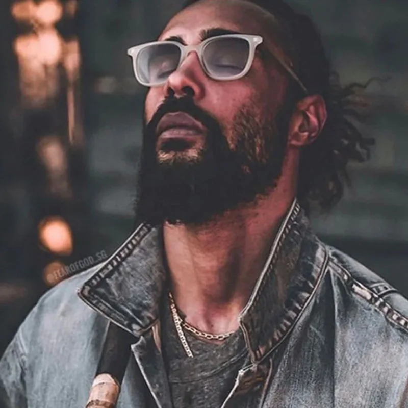 SHAUNA Ultra light Retro Square Sunglasses Ins Popular Contrast Color Matte Gradient Shades UV400_voghion.com