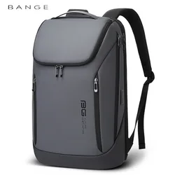 Sleek Anti-Theft Waterproof Laptop Backpack for Travel, Business, and School (Grey)