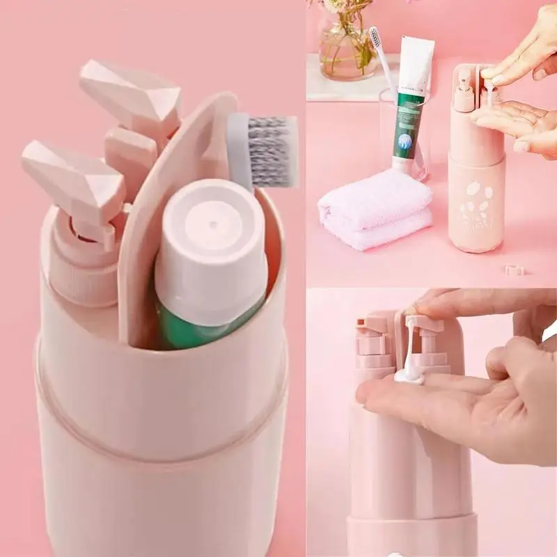 Travel Toiletry Cup Set Travel Multi-Functional Toiletries Kit Multi-Functional Must-Haves for Bathroom Business Trip