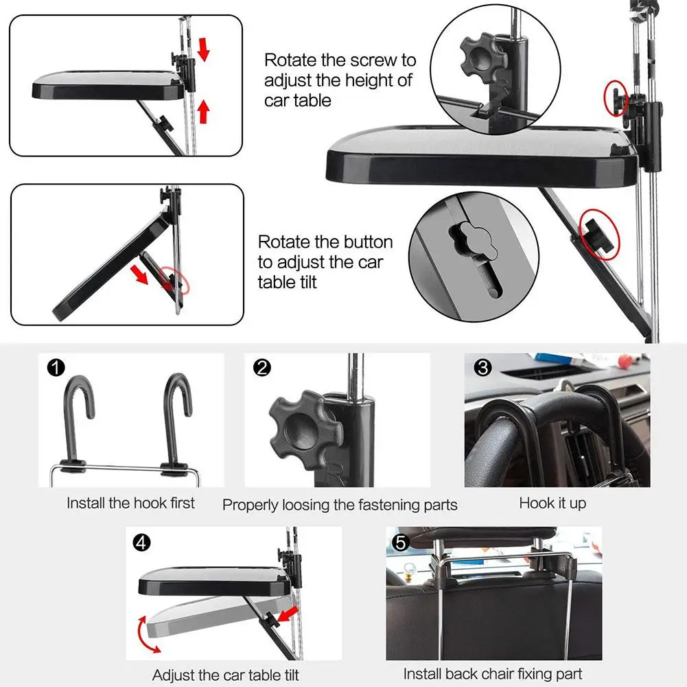 Car Holder Car Desk Coffee Holder Universal Steering Wheel Phone Folding Laptop Computer Table Seat Auto Goods Tray car phone holder,car laptop desk,car backseat tray