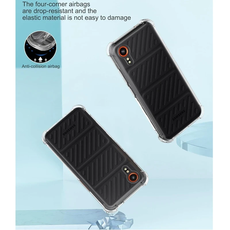 삼성 갤럭시 Xcover 7 Xcover 6 Pro 5 보호 커버 Capa Fundas Coque 용 충격 방지 에어백 TPU 케이스