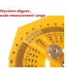 1/2pcs Activity Angle Ruler 180 Degrees Multi-functional Adjustable Protractor Angle Finder Precise Woodworking Measurement Tool 2
