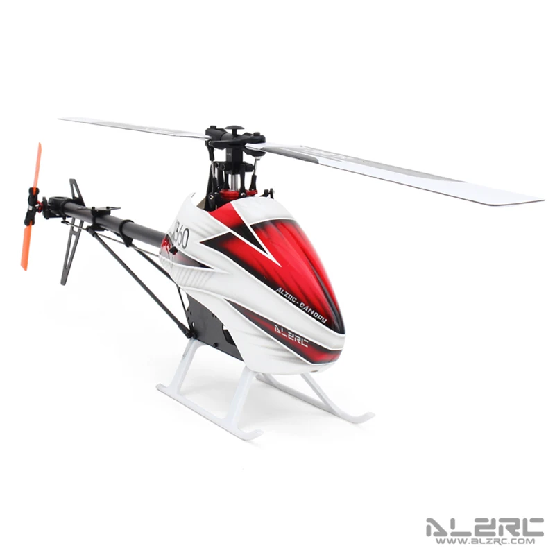 ホビーラジコン ALZRC Devil X360 FBL 3D Heli 3Dフライングrcヘリコプターフレームワーク、alzrc-devil x360