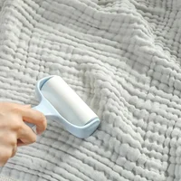 Serviette de bain pour bébé, 6 couches de bulles de coton pur, lange d'emmaillotage pour enfants, literie en mousseline, couverture de réception en gaze pour nourrissons, 105x105cm 5