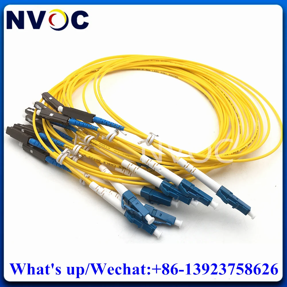

10Pcs MU to LC Fiber Optic Patch Cord,Single Mode Simplex MU/UPC-LC/SC/FC/STPC 2.0mm 1M Yellow LSZH Fiber Cable Jumper Connector