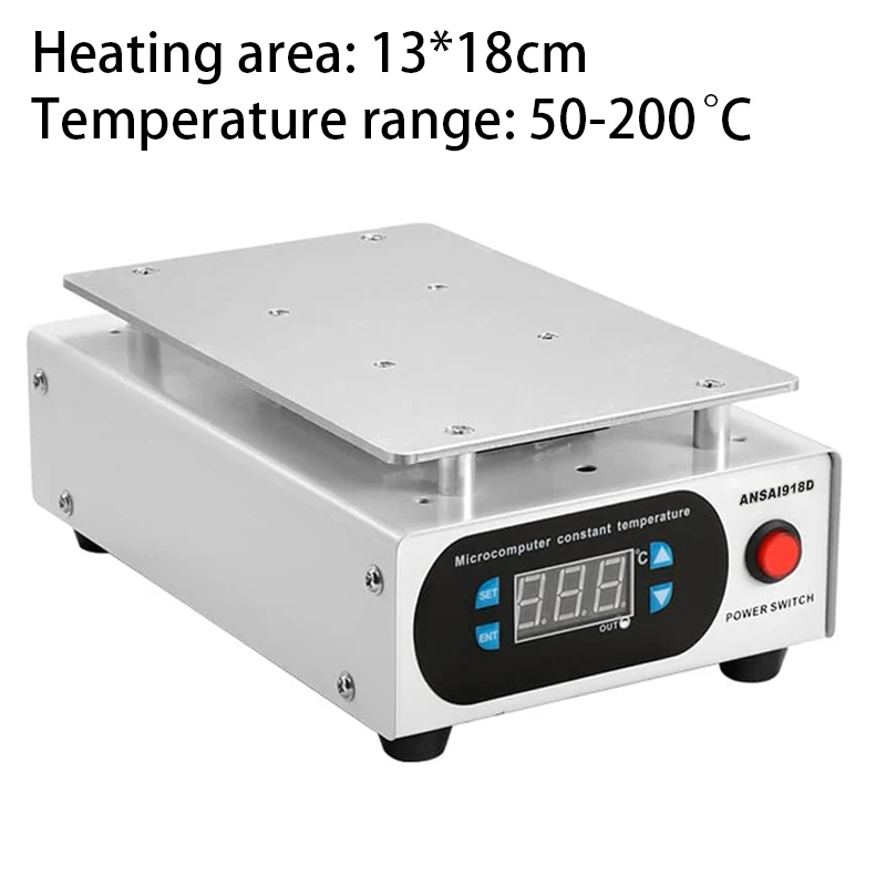 450W Mobile Phone LCD Screen Separator Replacement Heating Plate Welder Hot Microcomputer Constant Temperature 0-200&deg; phone lcd screen separator