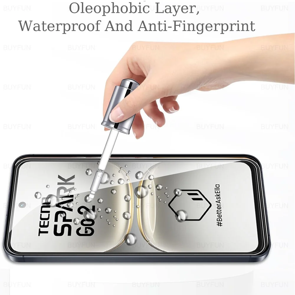 HD Tempered Glass Full Cover Screen Protector - 1-4 Pack
