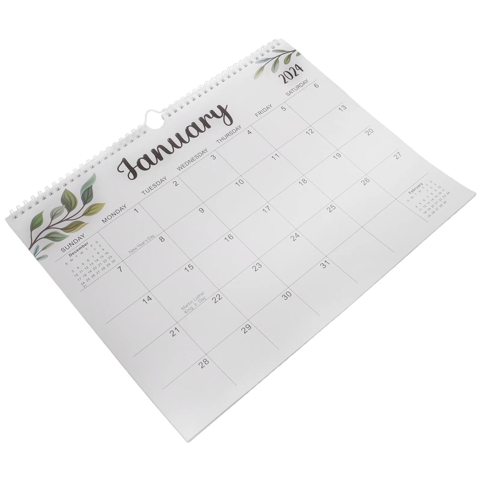 Coil Calendar Block for Desk Planning Hanging Desktop Monthly Household Wall Paper Office Supplies