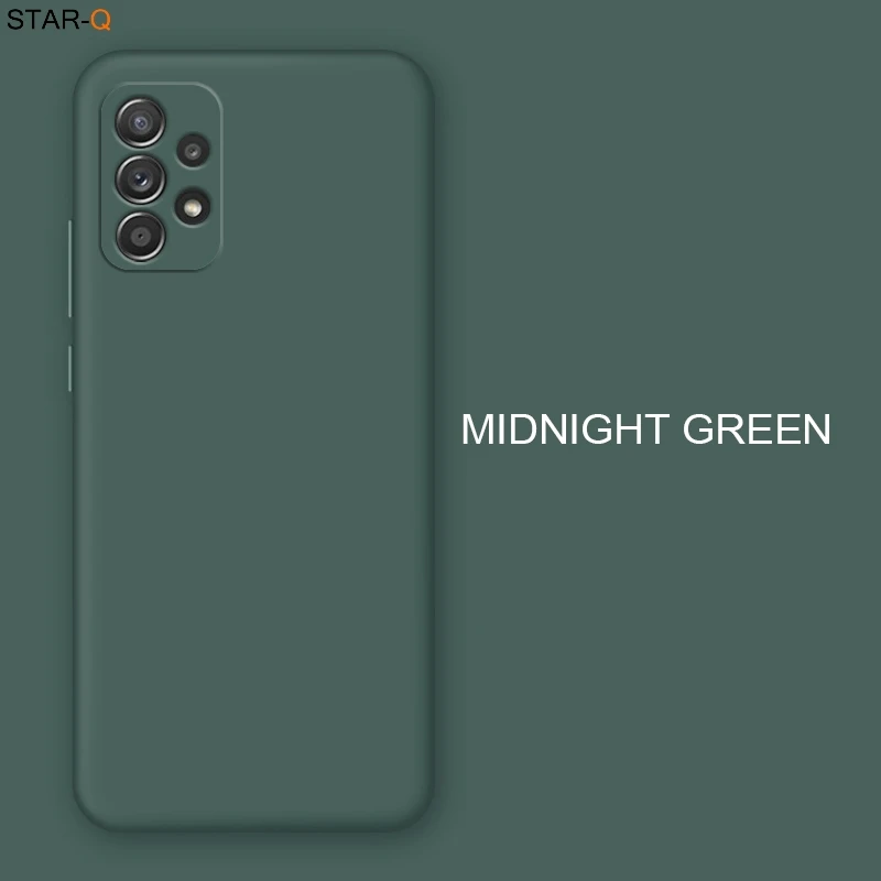 Enhanced Liquid Silicone Phone Case with Camera Protector for Samsung Galaxy - Original Back Cover