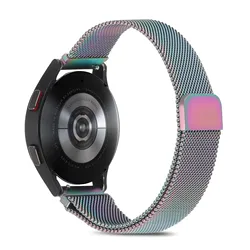 Stainless Steel Milanese Loop Strap - Elegant 22mm Wristband in Silver for 22mm OPPO Watch X (Various colours)