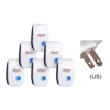 6Pcs Ultrasonic Pest Repeller Insect Bug Repeller Long Range Pest & Insect Deterrent Multi-Function for Roach Rodent Mouse Bugs 1