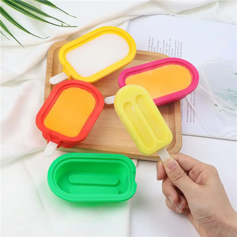 Silicone Ice Cream Molds Popsicle Mold Can Reuse Ice Cream - Temu