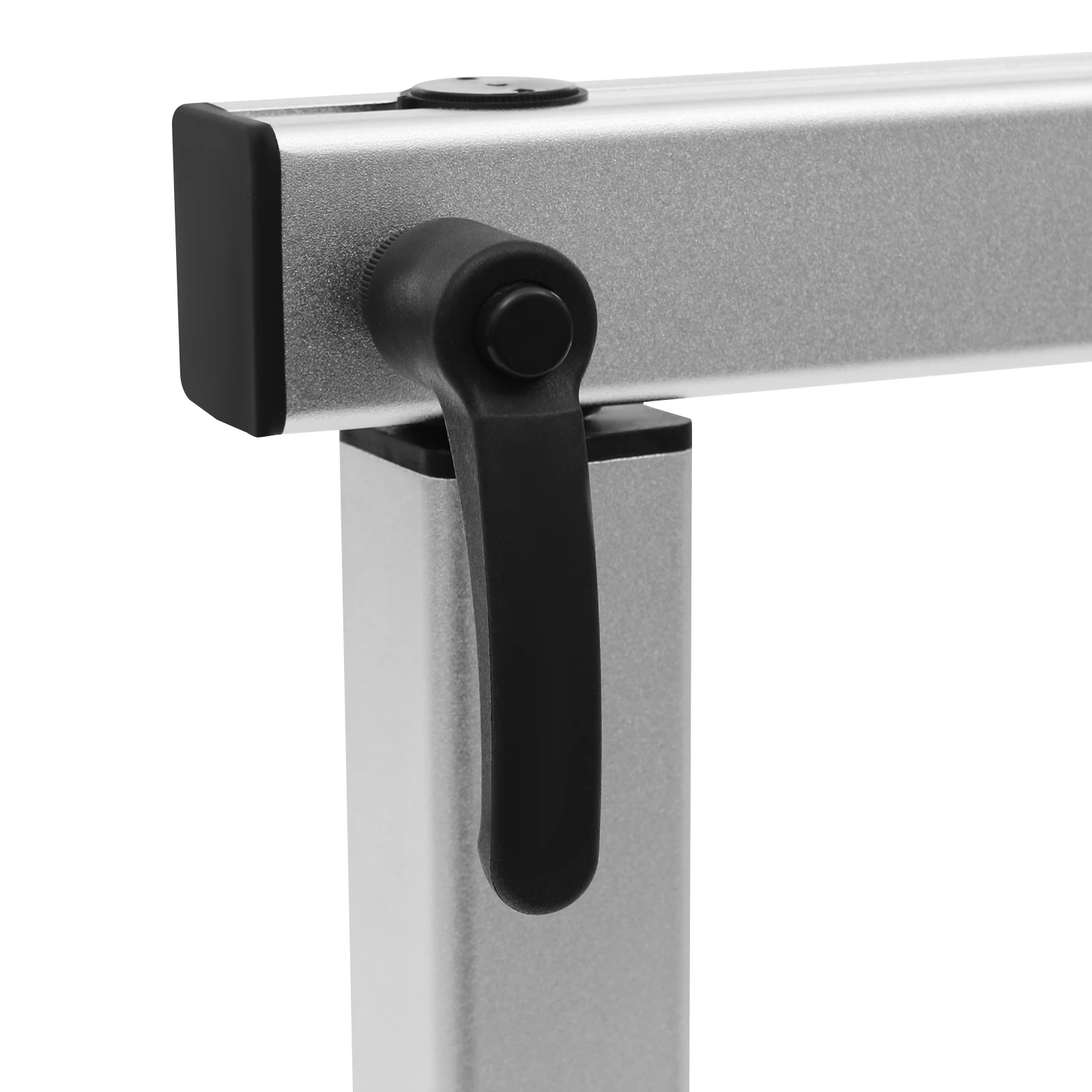 RV 360&deg;Silver Aluminum Alloy Rotatable Table Leg Support Load-bearing Capacity 50kg/110.23lbs Adjustable Table Leg
