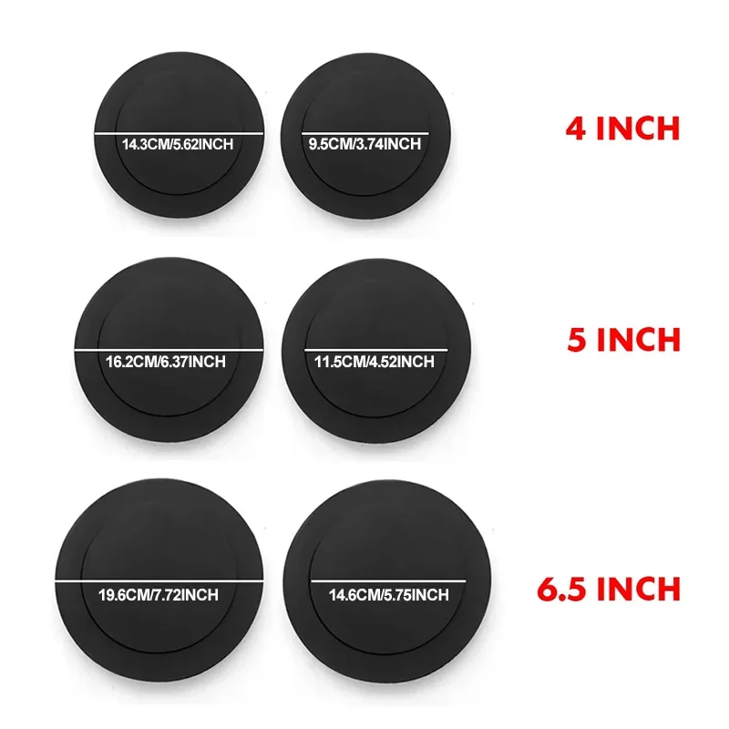 4/5/6.5 Inch Universal Car Speaker Ring Soundproof Cotton Auto Door Foam Pad Woofer Speaker Noise Insulation Ring Accessories soundproofing cotton sound insulation ring sound insulation cotton soundproofing foam