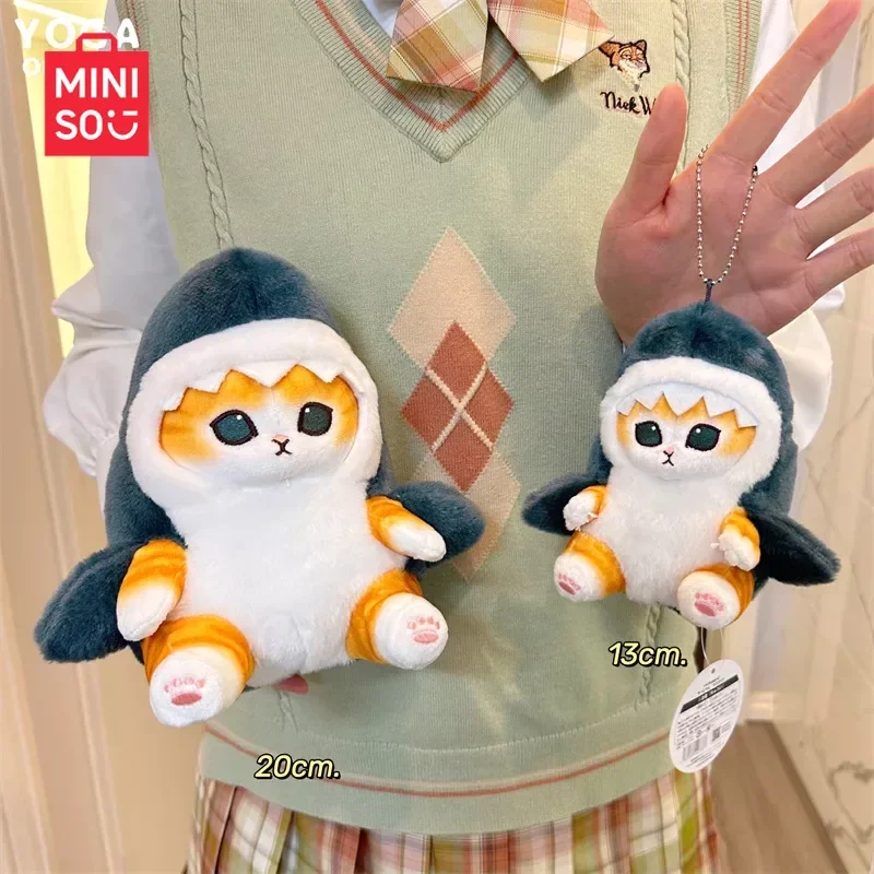MINISO Mofusand tiburón gato de peluche muñeca colgante Popular