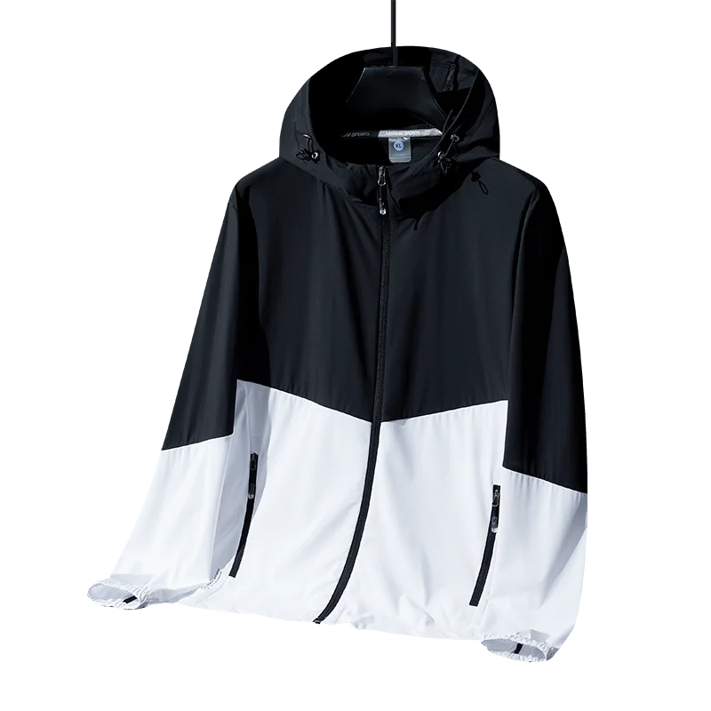Hot Outdoor Windbreaker Men High Elasticity Sun Protection Hiking Jacket Climbing Camping Soft Summer Coat Quick Dry Jackets