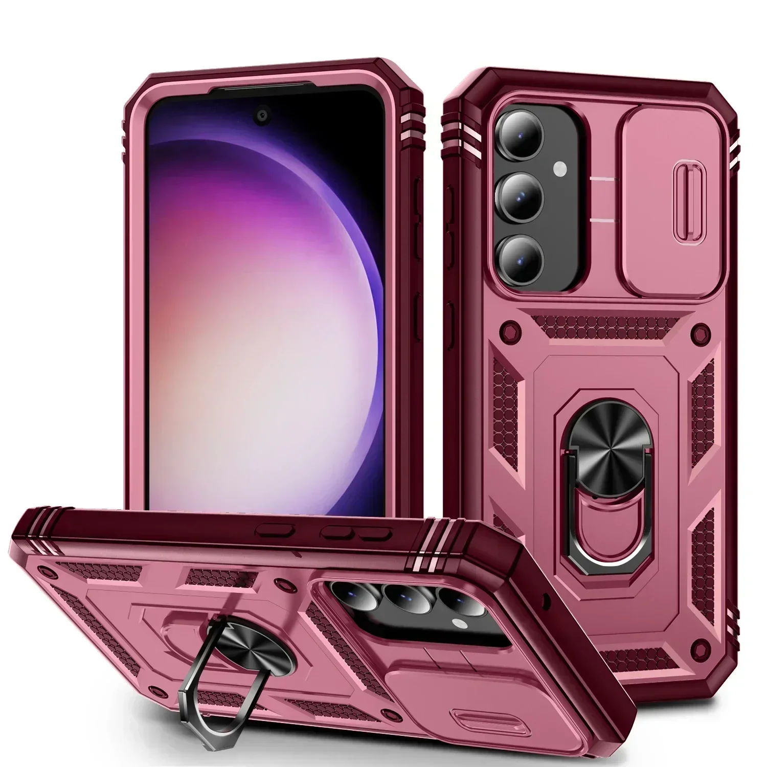 Camera Slide Lens Protective Grade Rugged Phone Case