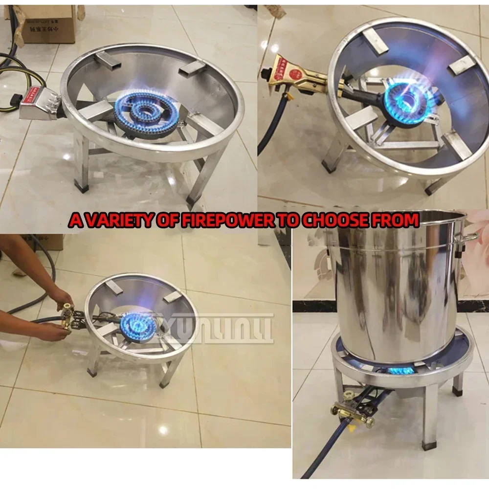 New Commercial High Pressure Liquefied Gas Fire Stove Kitchen Gas Stove Energy Saving