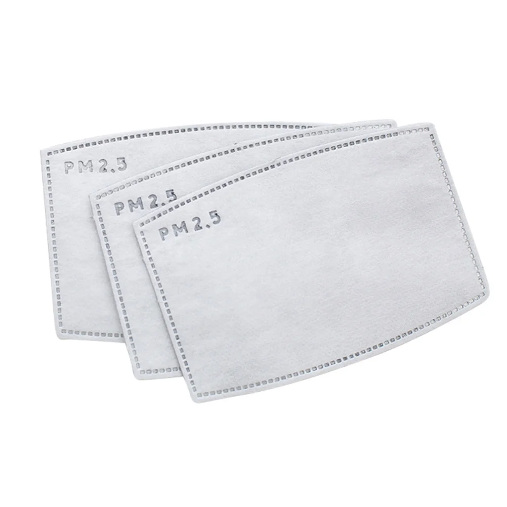 50Pcs PM25 Insert 5 Layers Mask Protective Anti Replacement Anti Haze PM 25 Mask Accessories 3