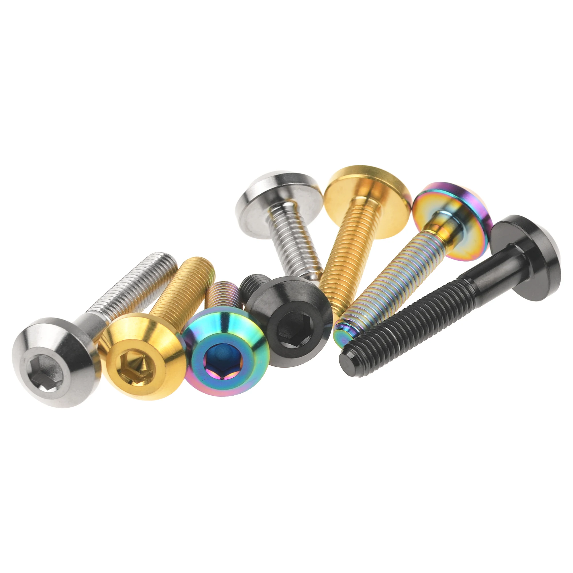 weiqijie 6 pcs parafuso de titanio m6 05