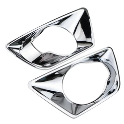 Front Head Fog Light Lamp Cover Trim - ABS Chrome Finish - Upgrade style