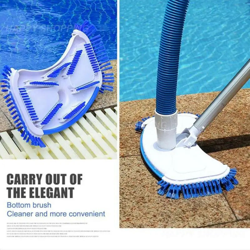 

Swimming Pool Curved Vacuum Cleaner Suction Head Save Labour Bath Spas Hotel Shower Cleaning Brush Swimming Pool Cleaning Tools