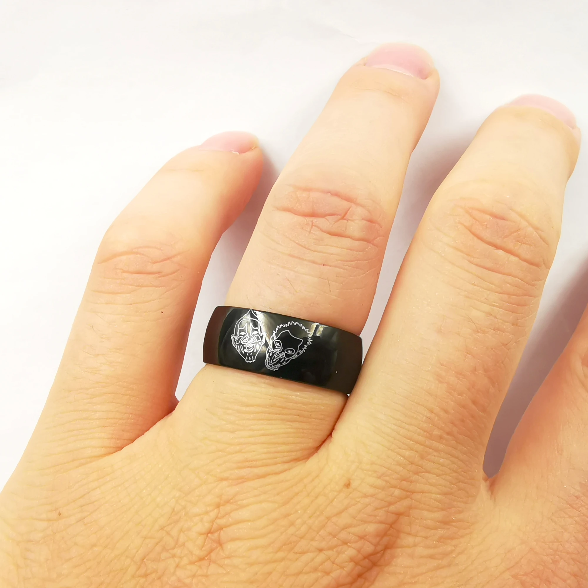 Plated Black Stainless Steel Ring ICP Crazy Jeckel Brothers