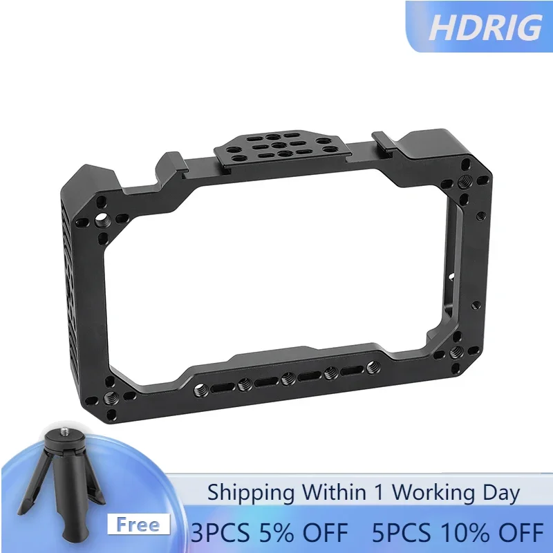 

HDRIG Full Monitor Cage Form-Fitting Cage for Desview R5 5.5inch On-Camera Field Touch Screen