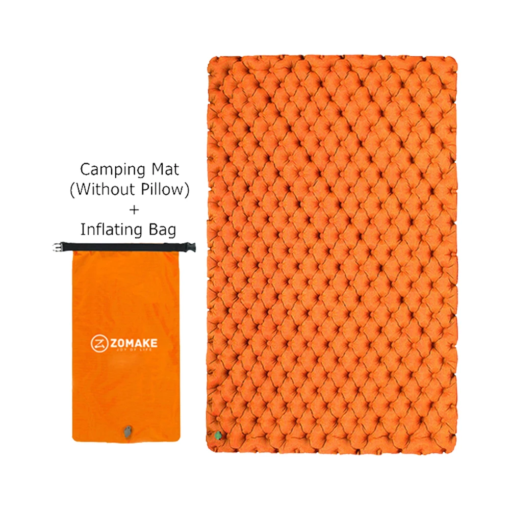 

Large Sleeping Pads Ultralight Camping Mat Inflatable Mattress 2People Big Waterproof Pad Thick Camping Mat with Inflatable bag