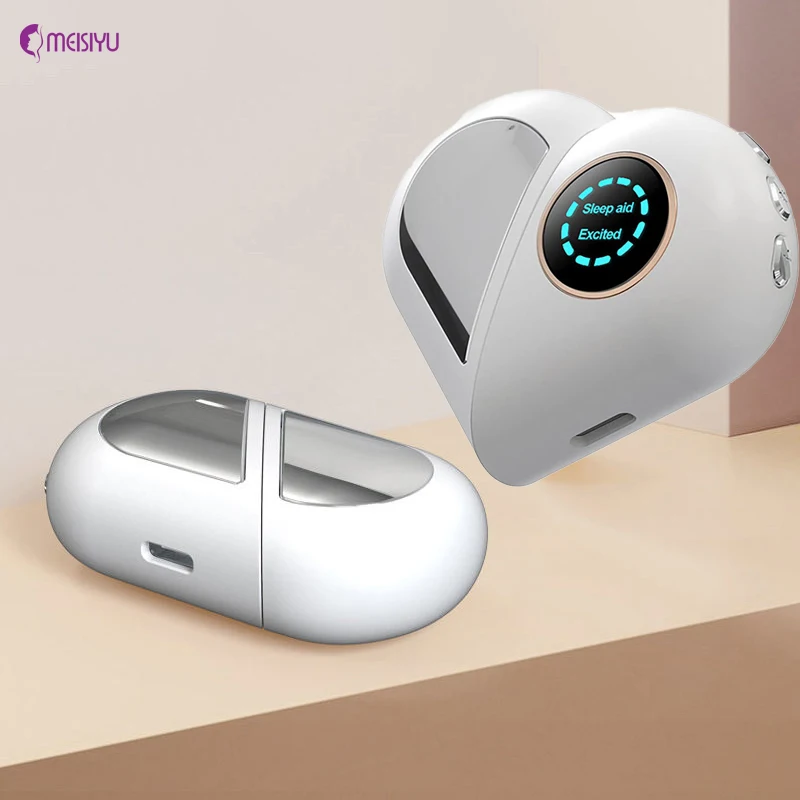 Ems Micro Current Sleeper New Intelligent Sleep Aid Hand Held Sleep God Strumento Portatile A Forma Di Cuore Per Il Sonno