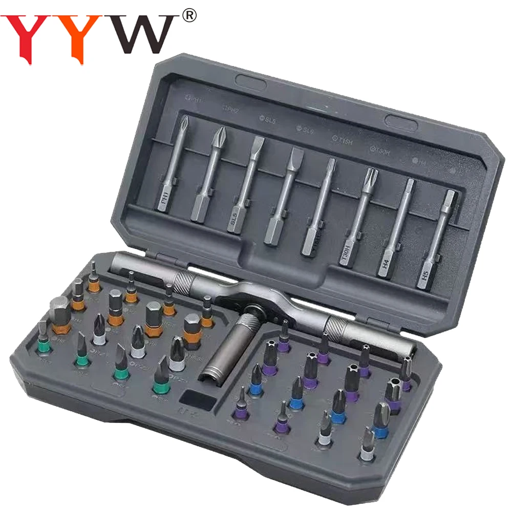 complete screwdriver set layout